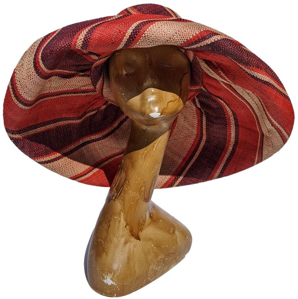 7 Inches Brim Raffia Hat | Shapeable Brim | UPF 50